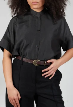 Buckle Belt in Brown