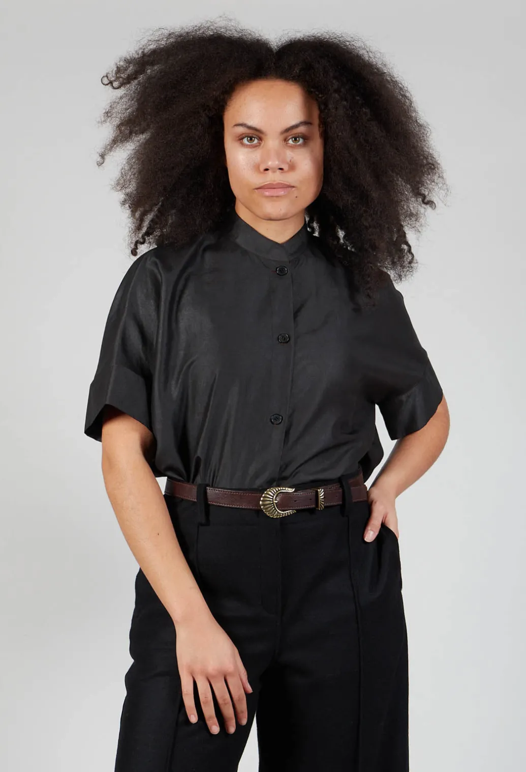 Buckle Belt in Brown