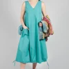 Bun Dress In Lagoon