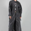 Buque Tunic in Off Black Banner