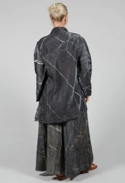 Buque Tunic in Off Black Banner