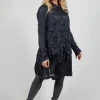 Button Plisse Shirt in Slate Cloud