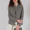 Button Through Jacket in 728 Grey