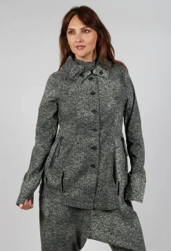 Button Through Jacket in Defender Print