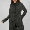 Button Through Jacket in Camp Print