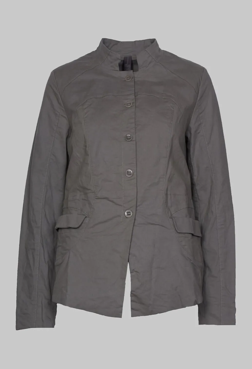 Button Through Jacket in 728 Grey