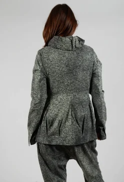 Button Through Jacket in Defender Print