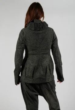 Button Through Jacket in Camp Print