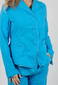 Button Through Jacket in Malibu