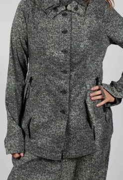 Button Through Jacket in Defender Print