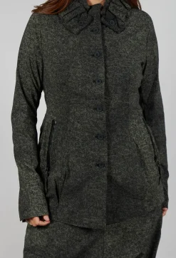 Button Through Jacket in Camp Print
