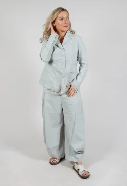 Button Through Jacket in Grey