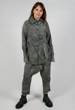 Button Through Jacket in Defender Print
