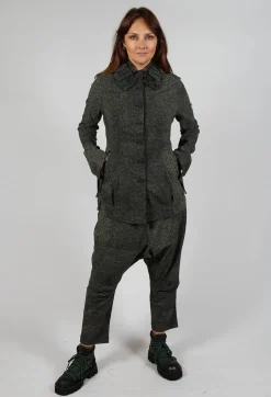 Button Through Jacket in Camp Print