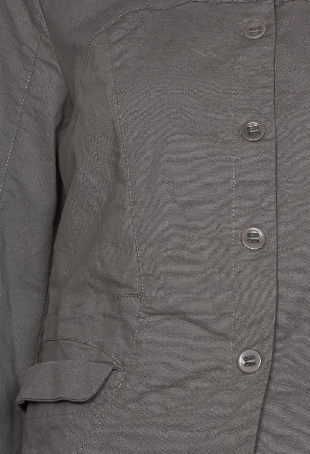 Button Through Jacket in 728 Grey