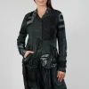 Button Through Jersey Jacket in Camp Print