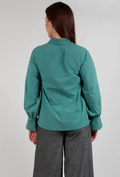 Button Through Shirt in Green