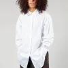 Button Up Long Sleeve Shirt in White