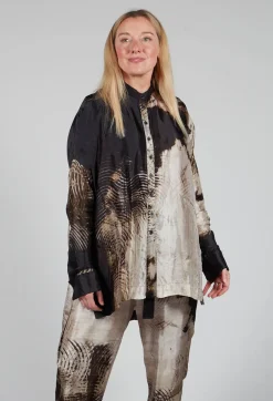 Button Up Pattern Shirt in Single Variant