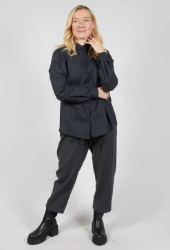 Button Up Shirt in Anthracite