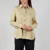 Button Up Shirt in Beige