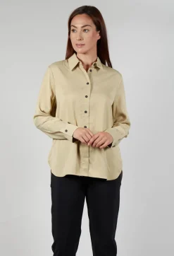 Button Up Shirt in Beige