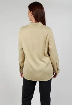 Button Up Shirt in Beige