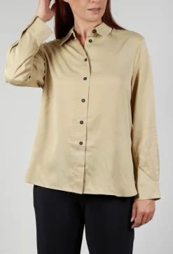 Button Up Shirt in Beige