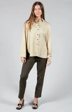 Button Up Shirt in Beige