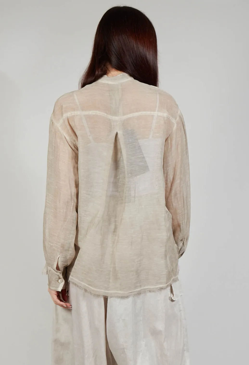 Button Up Shirt in Tinto Freddo Desert