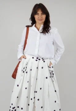 Button Up Shirt in White