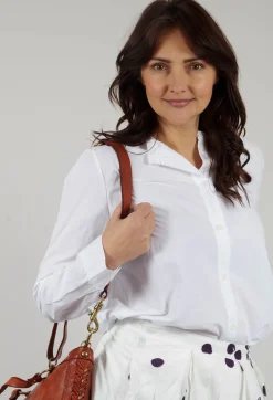 Button Up Shirt in White