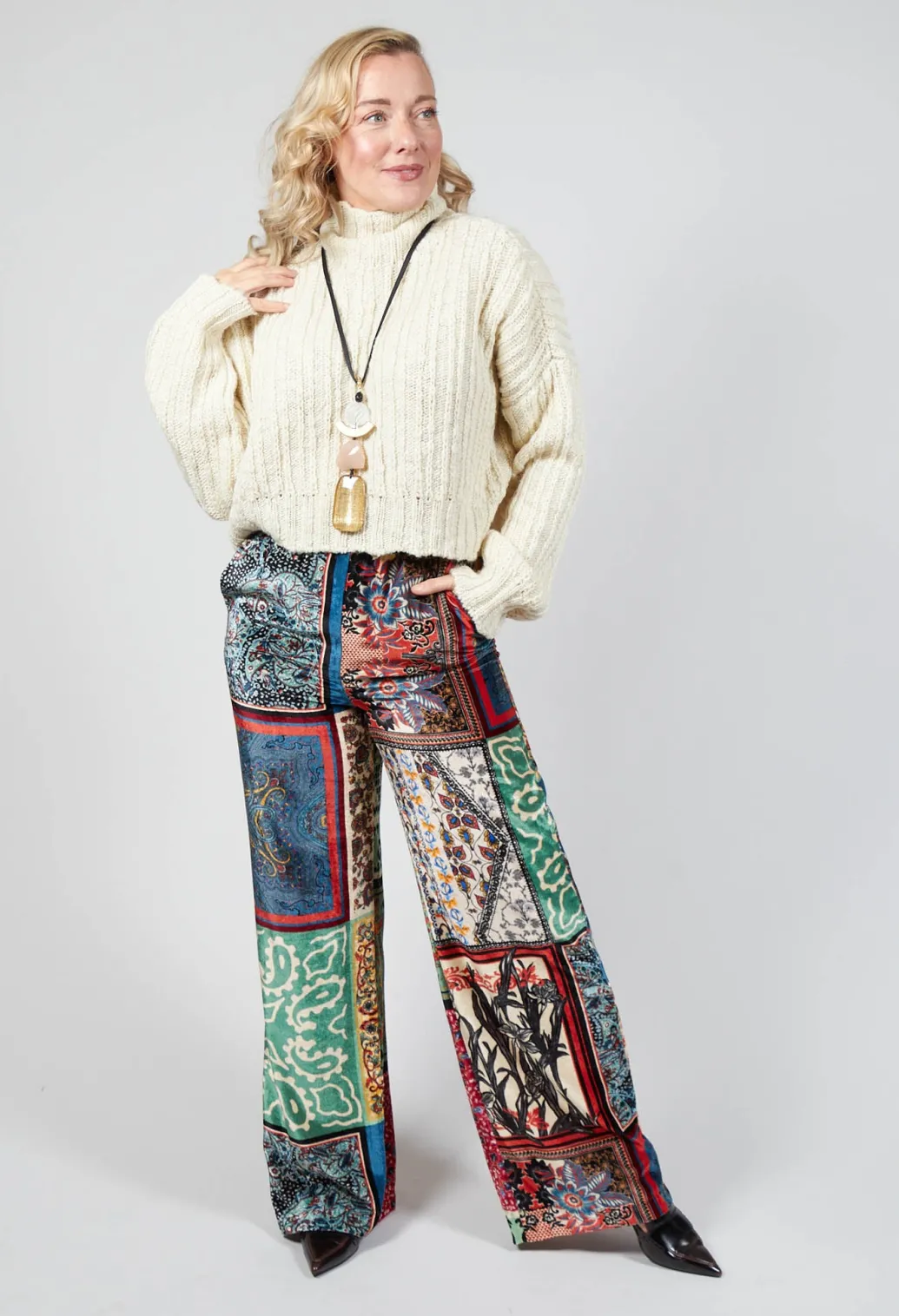 Cactus Tricot Chunky Knit in Latte