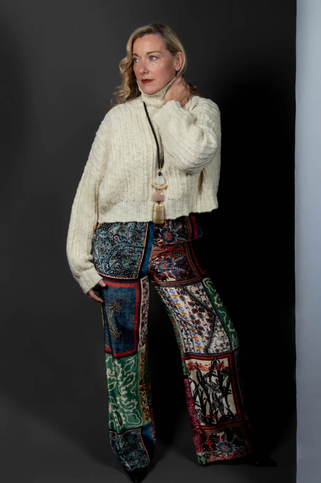 Cactus Tricot Chunky Knit in Latte