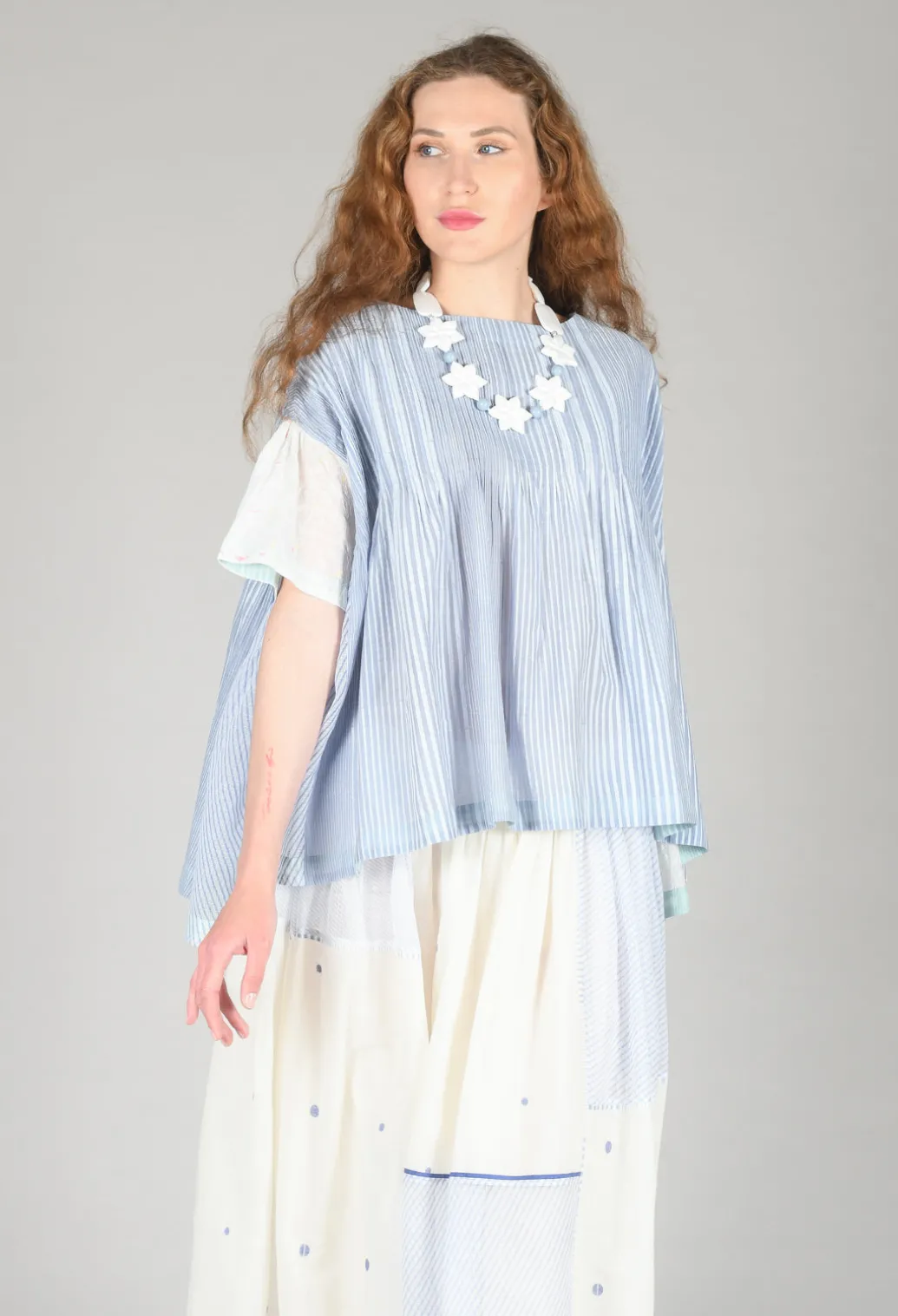 Cai Blouse in Powder Blue