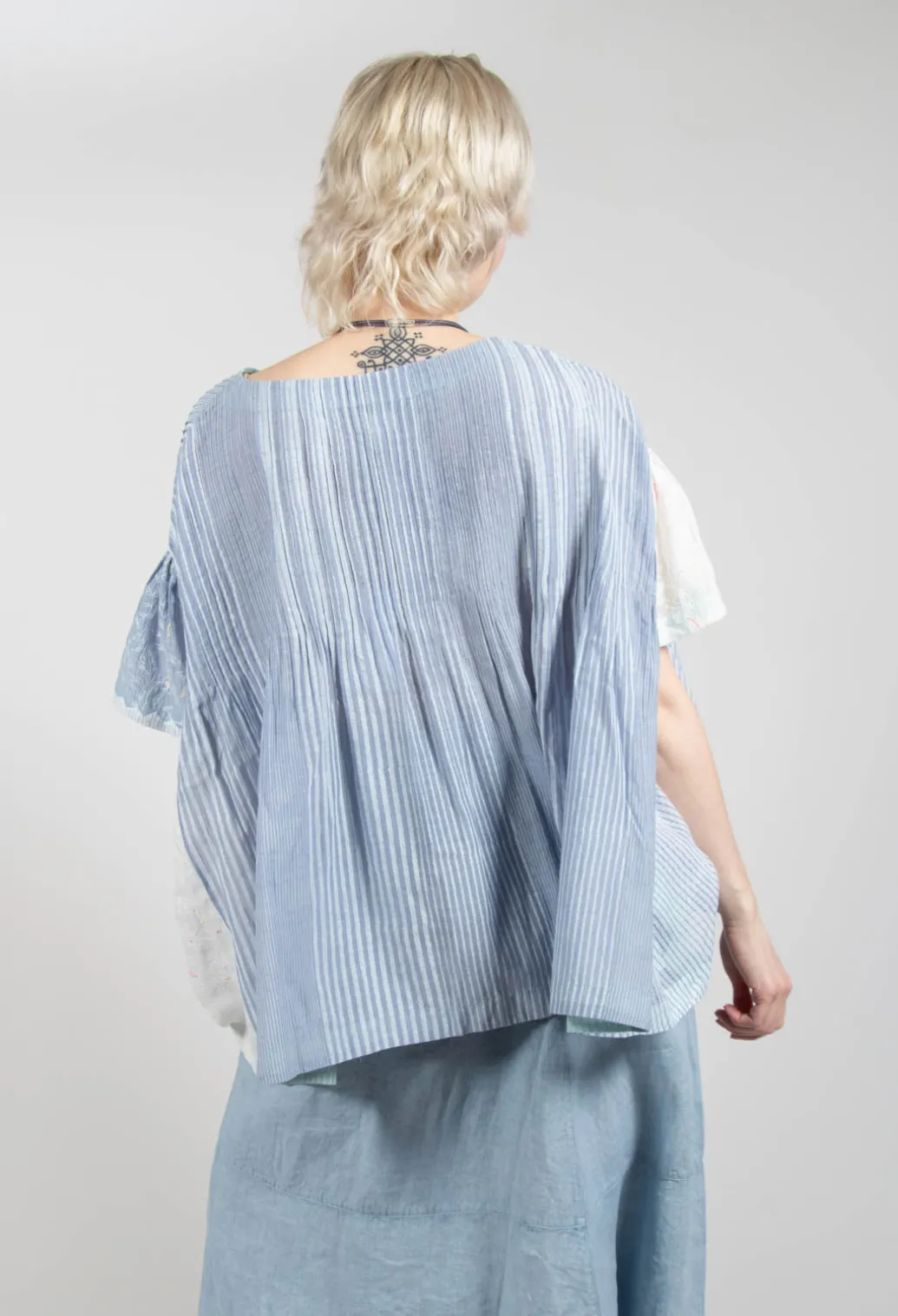 Cai Blouse in Powder Blue