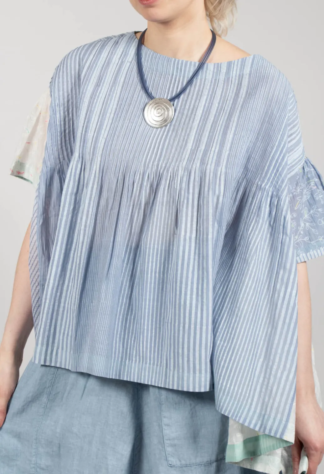 Cai Blouse in Powder Blue