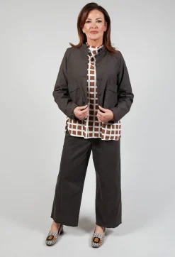 Calipso Shirt in Brown Check
