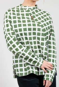 Calipso Shirt in Green Check