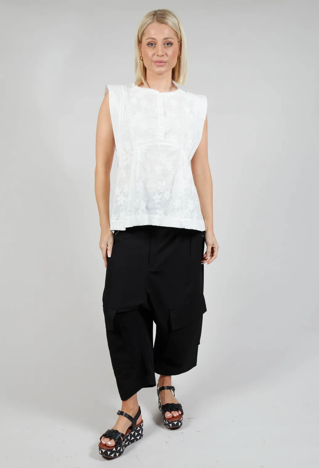 Cameo Top in White