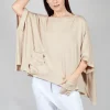 Cape Style Jumper in Sand