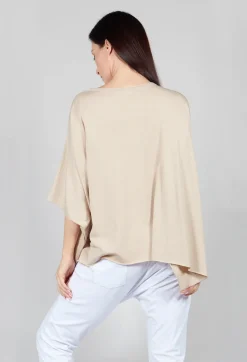 Cape Style Jumper in Sand