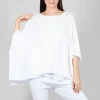 Cape Style Jumper in White