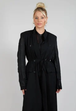 Cappotto Coat in Black