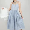 Caprice Dress in Powder Blue