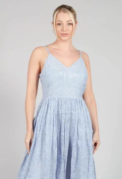 Caprice Dress in Powder Blue