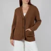 Cardigan in Brown