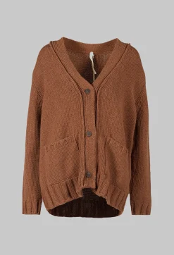 Cardigan in Brown