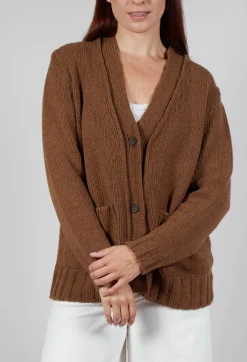 Cardigan in Brown