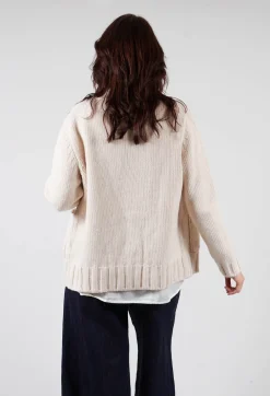 Cardigan in Natural
